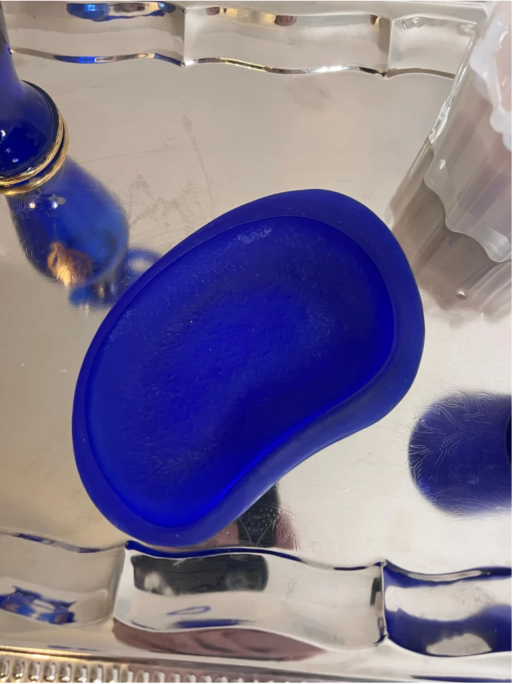 Umbra Cobalt Frosted 90s Celestial Blue Bath Set